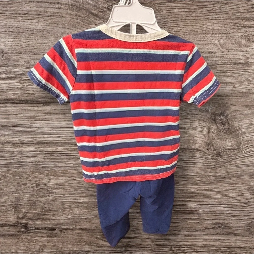 Gumballs 3T Striped “Stay Wild”Toddler Outfit. Good used cndtn.